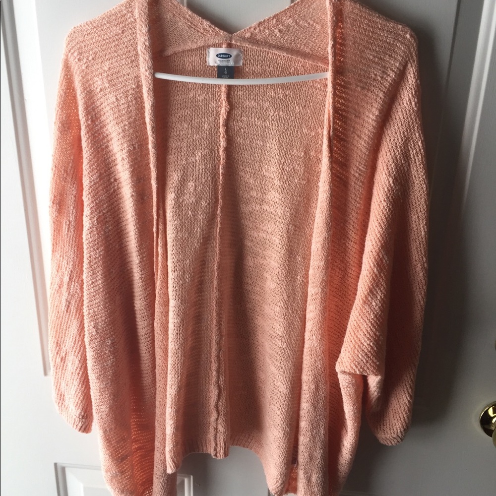 Peach cardigan